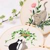3 Packs Embroidery Starter Kit High Guality Fit For Beginners Hobbies For Women Adults Crafts With Cats And Plants Patterns