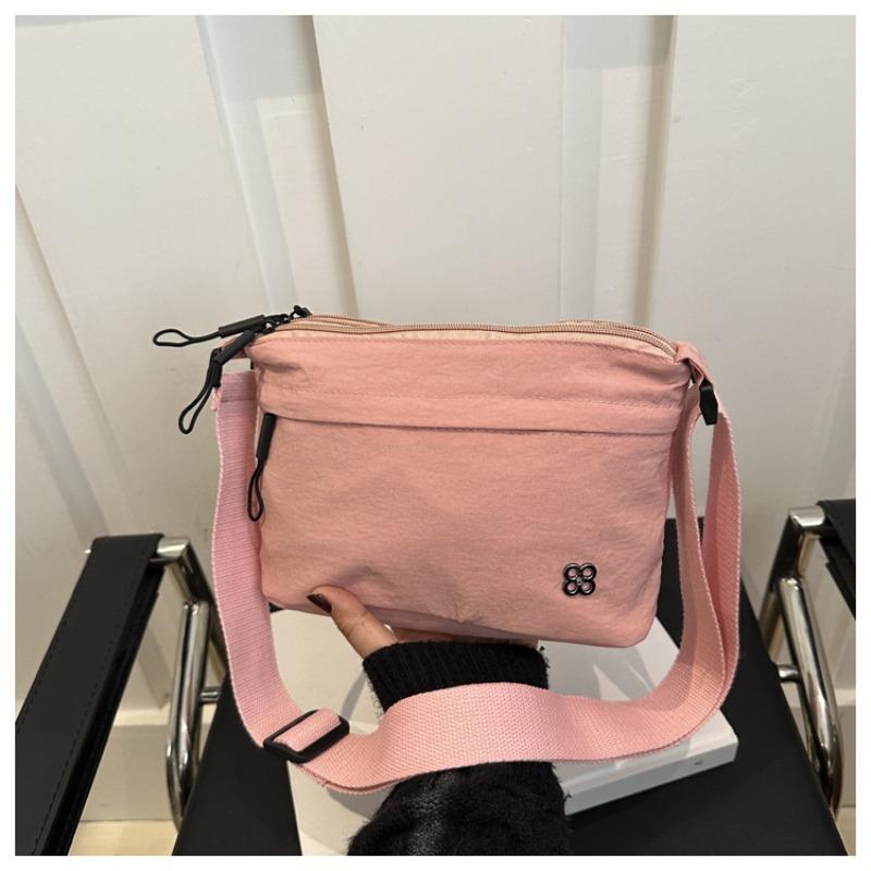 Einfache lässige Umhängetasche Damen Outdoor leicht vielseitig Handy kleine quadratische Tasche Mode Pendler Studenten Messenger Bag