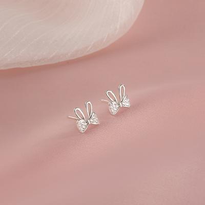 Kolczyki sztyfty Królik Damskie Letnie Gwiezdne Kokardy Cyrkoniowe Kolczyki Dziurki w uszach Proste Kolczyki