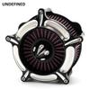 Motorcycle Air Filter Contrast Cut Turbine Air Cleaner Intake Filter For Harley Sportster XL883 1200 1991-2022 Filtre a Air Moto