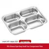 Yuzhuxun Stainless Steel Divided Plate with Lid