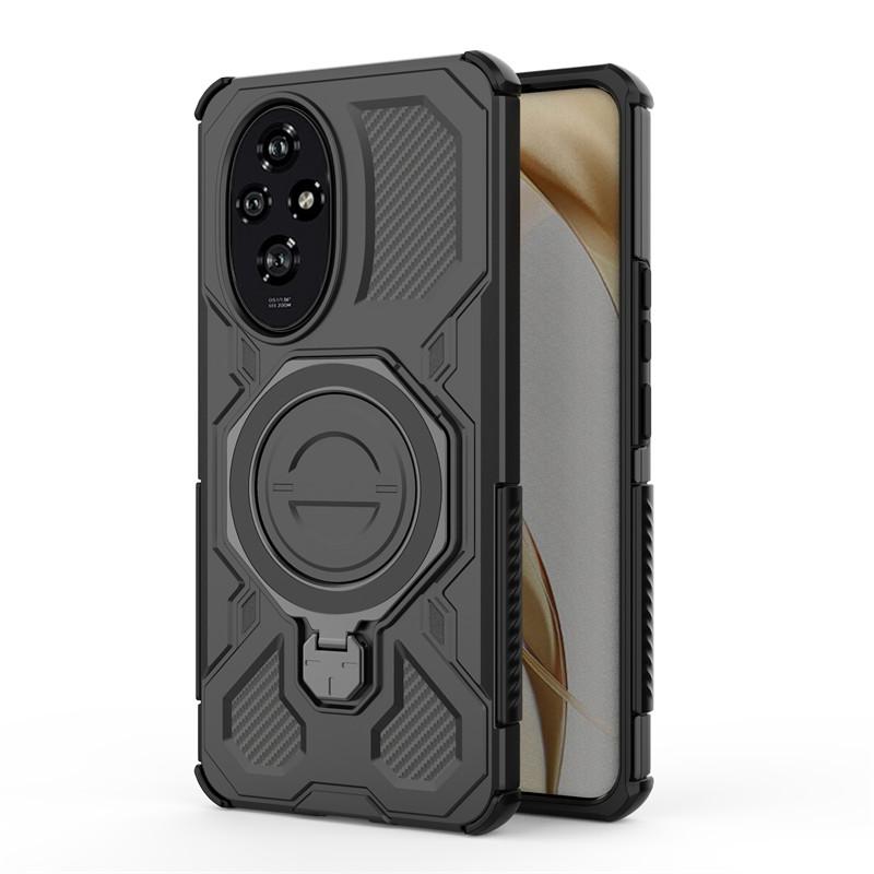 For Honor 200 Case Honor 200 5G Cover Holder Magnetic Wireless Charging Bumper Shield Protective Phone Cases On Honor 200 Funda