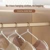 Non-Slip, Anti-Shoulder Angle, Thickened Plastic Clothes Hanger for Household Drying.