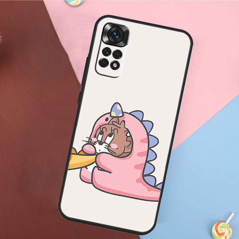 

Милый мультяшный чехол с изображением пары динозавров для Xiaomi Redmi Note 11 11S 10 10S 9 9S 12 Pro Redmi 12C 9C 10A 10C Мягкая защитная крышка Redmi Note 9 Pro