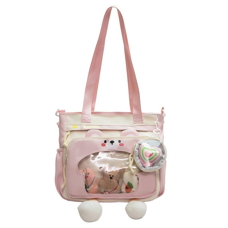 Schoolbag: Schoolbag, new Korean style pain bag for girls, INS style single shoulder bag, Japanese versatile backpack for middle and high school