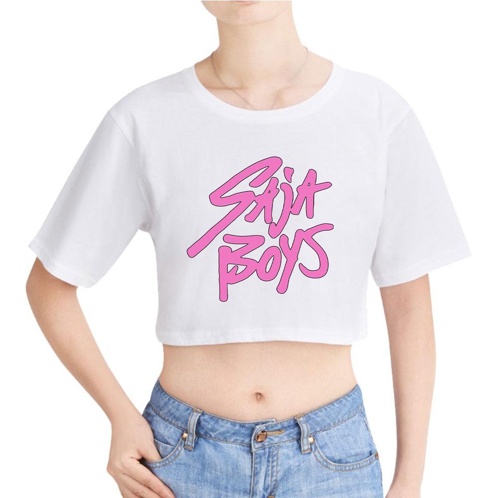 2025 Kpop Demon Hunter Shirt Women O-Neck Short Sleeves Crop Tops T-shirt Fans Gift