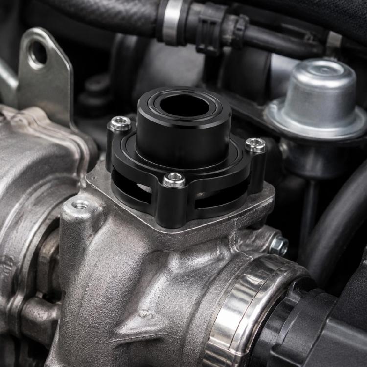 Machined Metal Turbocharger Exhaust Flange Kit with Sealing Gaskets, Bolt-On Adapter Body and 6 Screws for 1.5L 1.6L 2.0L 2.7L Engine Routine