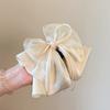 2025 New French Elegant Triple Bow Ponytail Clip Hair Claw for Half Updo Non-Slip Scrunchie Holder Premium Hair Accessories