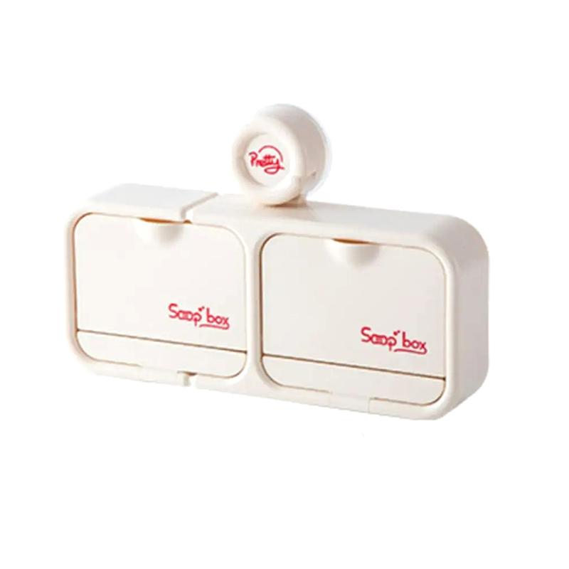 

Мыльница-флип на присоске, мыльница без пробивания отверстий, настенная полка для хранения, домашняя, для слива и хранения, для ванной комнаты и туалета