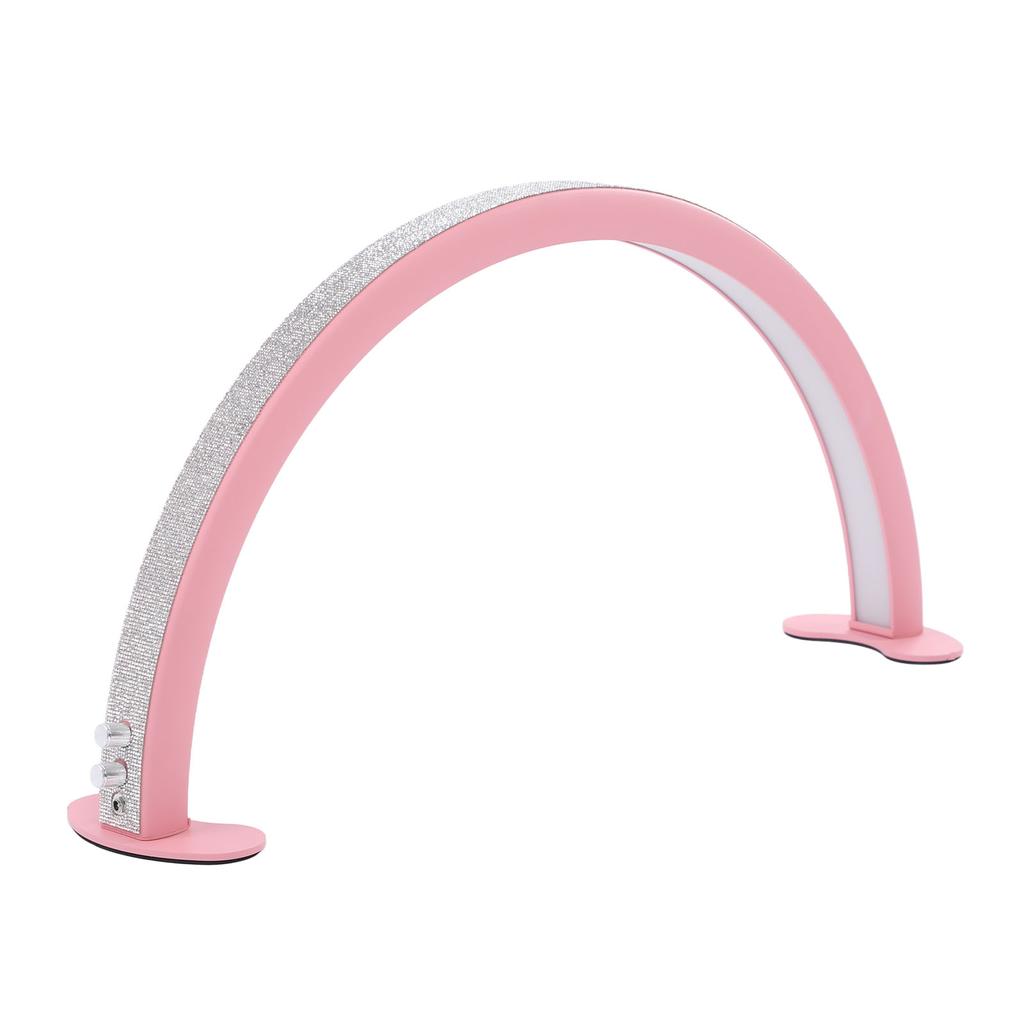 40W 28in Half Moon Beauty LED Fill Light 2700K‑5600K Dimmable LED Fill Light for Beauty and Nail