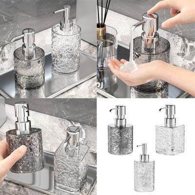 Tragbare Nachfüllbare Flüssigseife Schäumende Pumpflasche Handseifenspender für Badezimmer Küche Reisen und Fitnessstudio-Enthusiasten