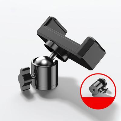 Universele Statiefhouder Mobiele Telefoon Houder Clip Standaard 1/4 Schroef Kogelkop Adapter Voor Selfie Stick 360 Draaibare Camera Beugel