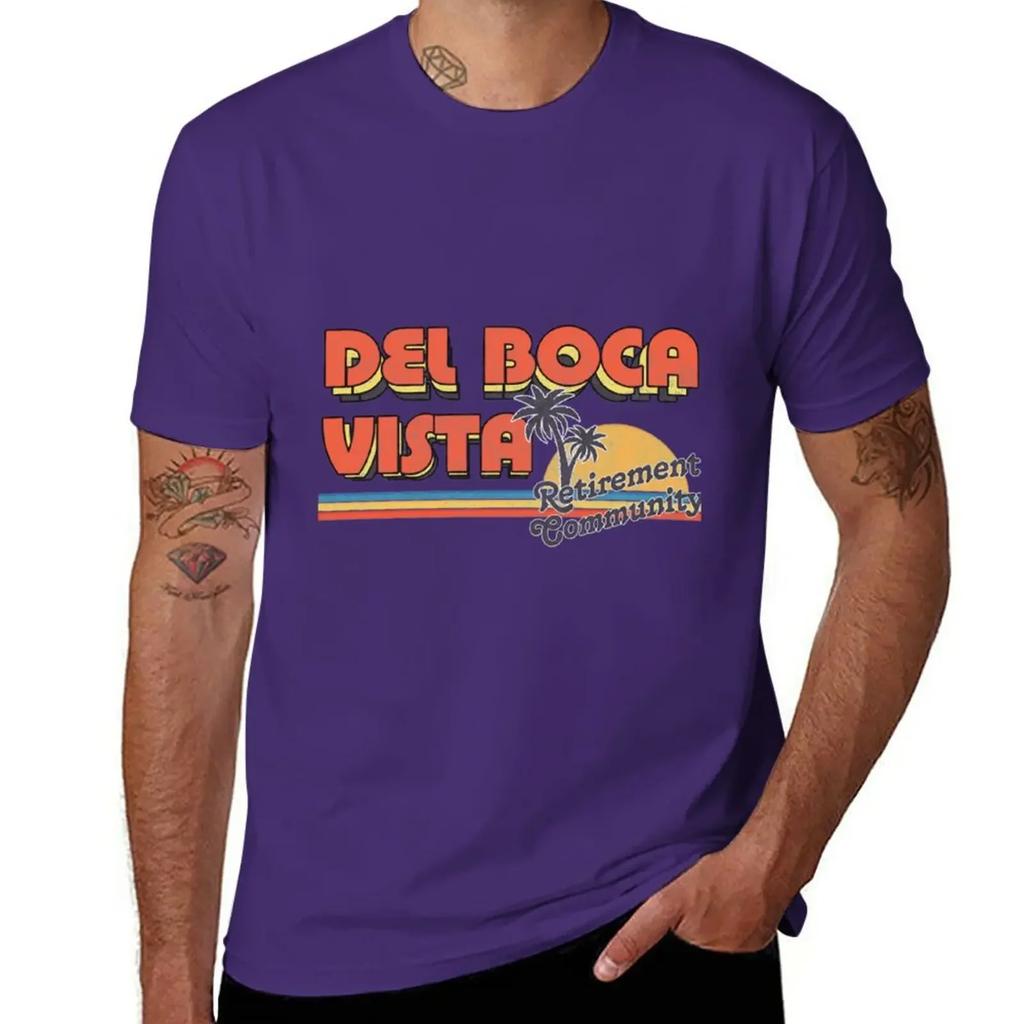 Del Boca Vista/Faded Style 90s Design T-Shirt oversizeds plus sizes cute tops plain white t shirts men