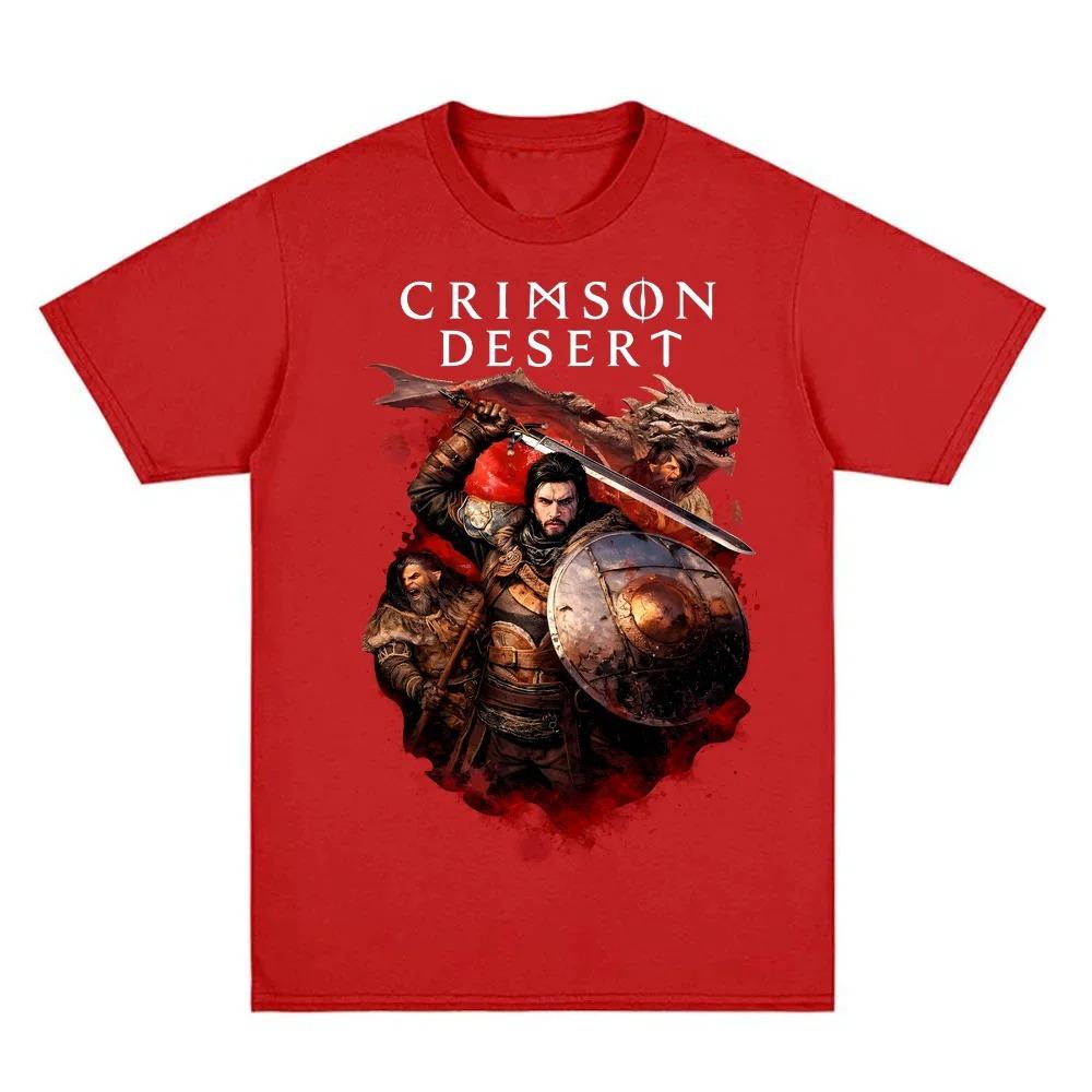 Crimson Desert 2026 Summer New Style T-Shirt Comfortable High Quality Tees Action-adventure Video Games Printing Round Neck TEES