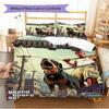 Name Custom Gta Pattern Bedding Set Quilt Cover Pillowcase Home Decor Gift (1 * duvet cover + 2 * pillowcase, without core)
