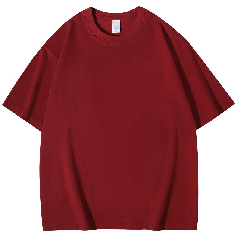 Unisex Heavyweight 260g Pure Cotton Round Neck Opaque White T-Shirt