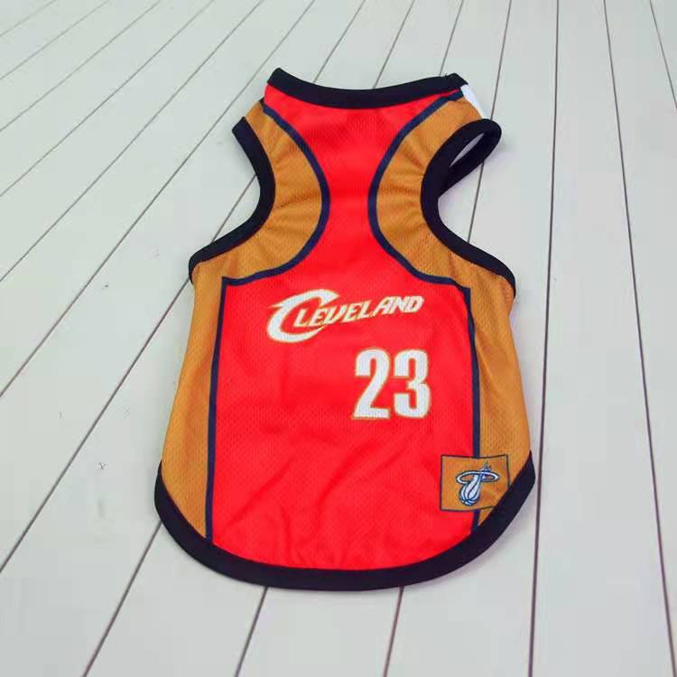

Dog World Football Cup Spring/Summer Dog Vest Teddy Golden Retriever Samoyed Small Medium Large Dog Pet Clothes XS