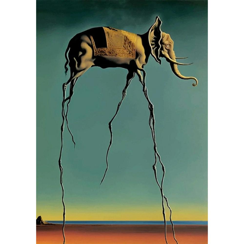 Surrealism Famous Artwork By Salvador Dali 5D DIY Art Diamond Painting Cross Stitch Pattern Pictures Mosaic Embroidery Home Deco