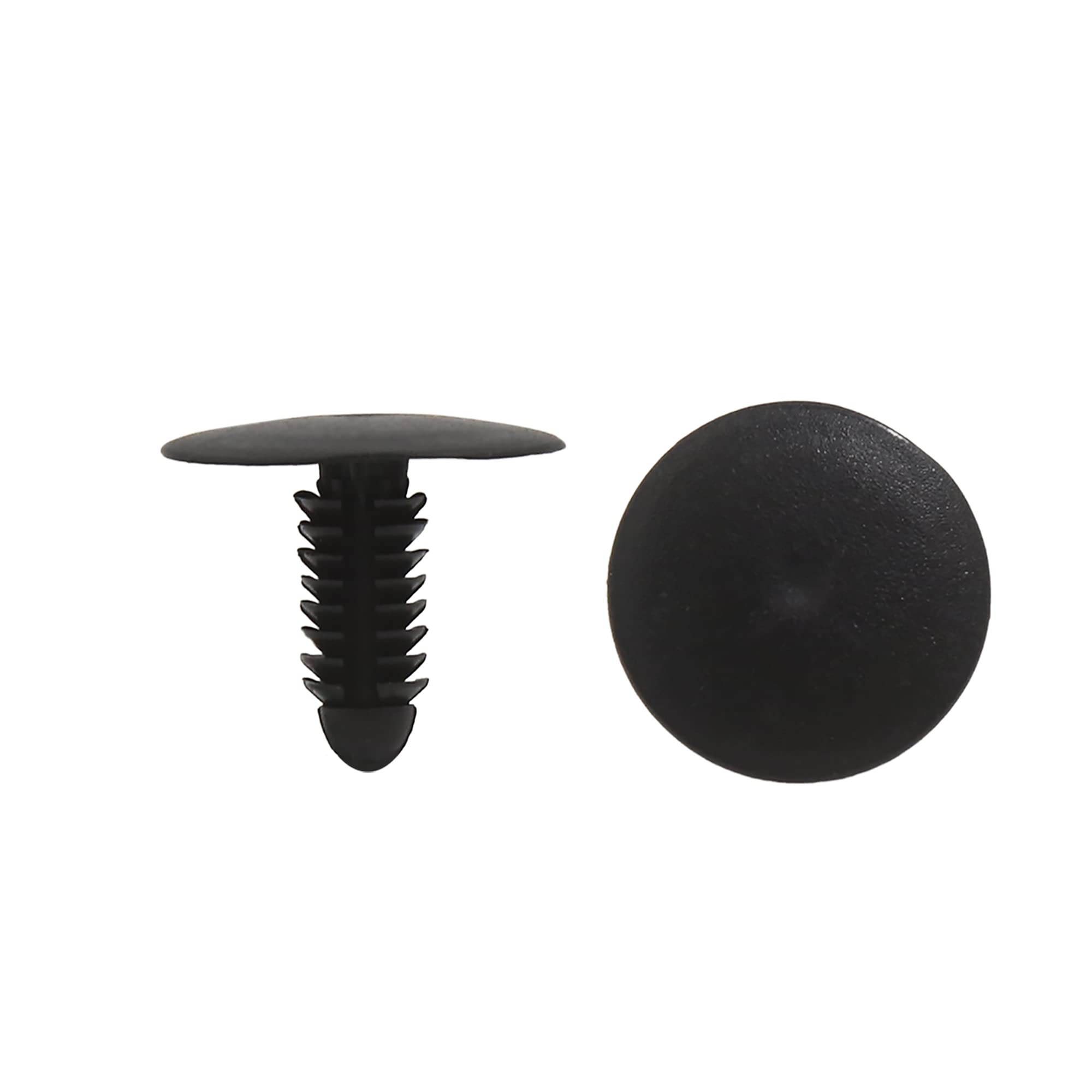 uxcell 40 шт. Пластиковая заклепка-фиксатор с нажимным клипом, диаметр отверстия 6 мм, головка 25 мм, для автомобиля 22x25mm