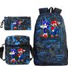 ONE PIECE heat transfer schoolbag primary school student printed backpack large capacity backpack backpack pencil case