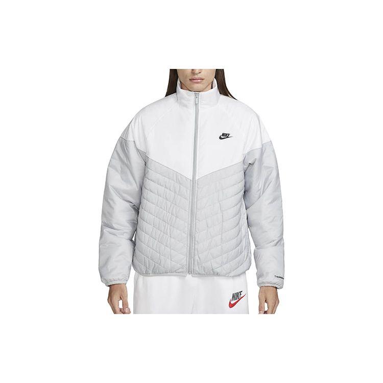 

Nike Sportswear Windrunner Logo Print Vintage Sports Stand Ottoor Color Block Zip Jacket Men Jacket Gray FB8195-077 M