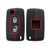 2 Button Silicone Car Key Ring Cover Case Holder For Peugeot 206 308 3008 Expert Partner Citroen C3 Pluriel Picasso Berlingo