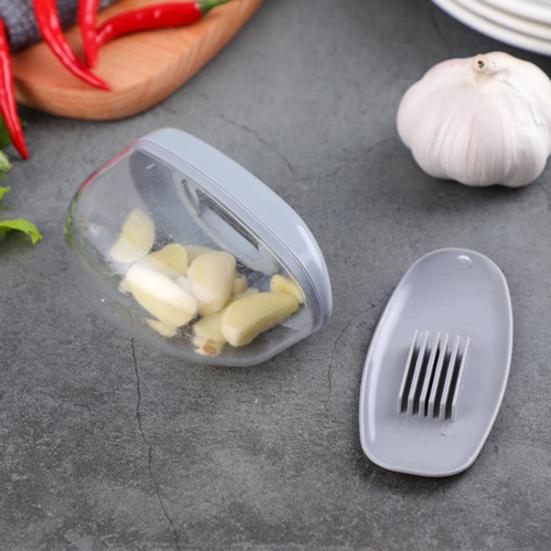 Garlic Smasher 2-in-1 Manual Pressing Detachable Small Household Garlic Smasher for Kitchen