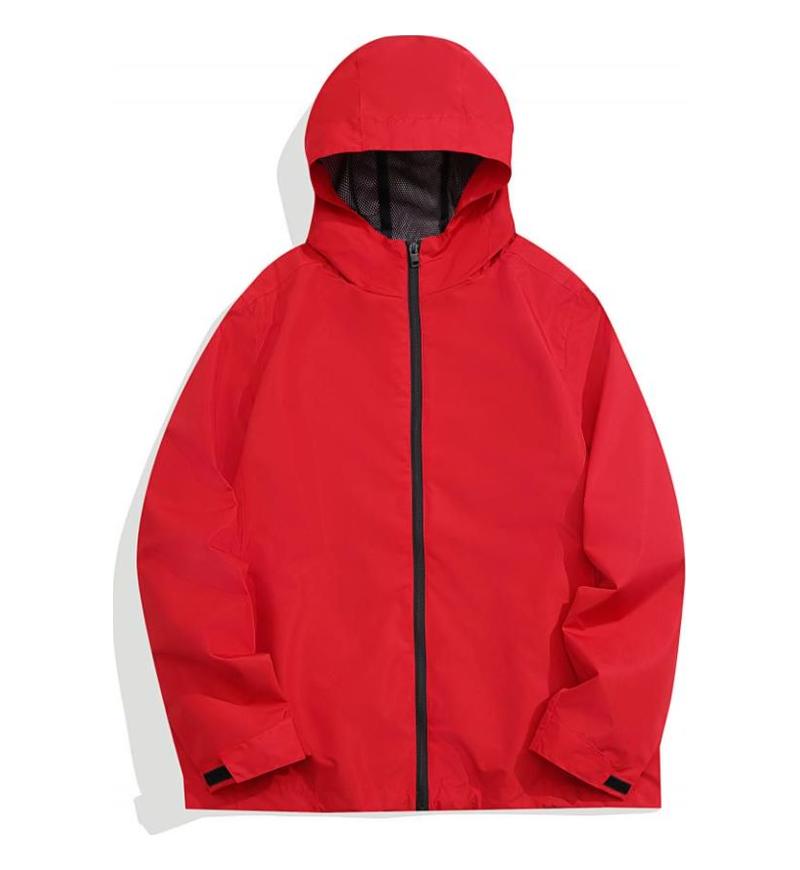 Corta-ventos Jaquetas Básicas Modelos Finos da Moda do Mesmo Tecido Corta-vento para Homens e Mulheres Jaqueta Rushing YG-998