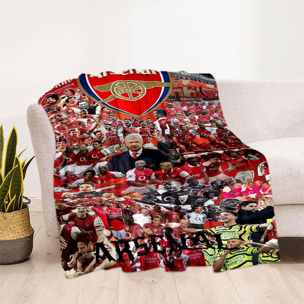 Arsenal Blanket Soft Warm Cozy Great for Livingroom Sofa Bed Four Seasons Multipurpose Stylish Decor Gifts For Family Or Friends