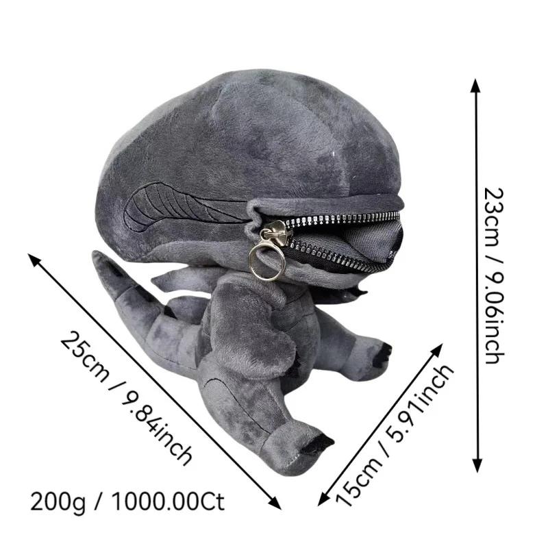 New Alien Xenomorph Plush Toy Cartoon Soft 50cm Facehugger Stuffed Doll Toy 115cm Chestburster Plushie Halloween Gift Decor Gift