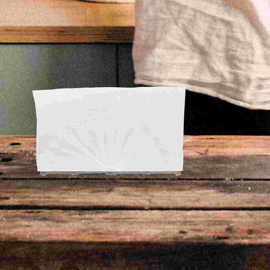 6 ks Držák na ubrousky ve tvaru pomerančového segmentu Dávkovač Ubrousek Domácí dekorace Průhledný Stolní Úložný box na papír