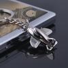Keychain Realistic Fighter Jet Design Lightweight Portable Streamlined Key Chain Aircraft Keyring Multifunctional Bag Charm Daily