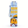 1PC It Is Raining Tacos Funny Character 750ml Color Plastic Water Bottle Leakproof Flip Straw Lid For Sports Office Home Use