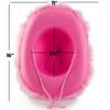 Fashion Pink Cowgirl Hat Fluffy Feather Brim Cowboy Hat Western Cowboy Hat for Bachelorette Party Carnival Cosplay