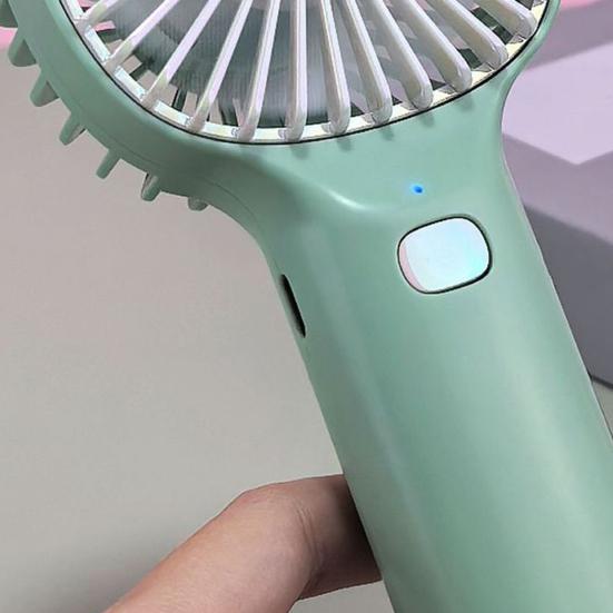 Mini Handheld Fans Portable USB Rechargeable Personal Fan for Women Girls 3-Speed Wind Mini Cooling Fan for Travel Camping Home Office