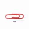 Student Office Anti-Rust Plastic-Coated Metal Paper Clips, 28mm White Binder Clips for Desktop Organization (Bulk Pack)