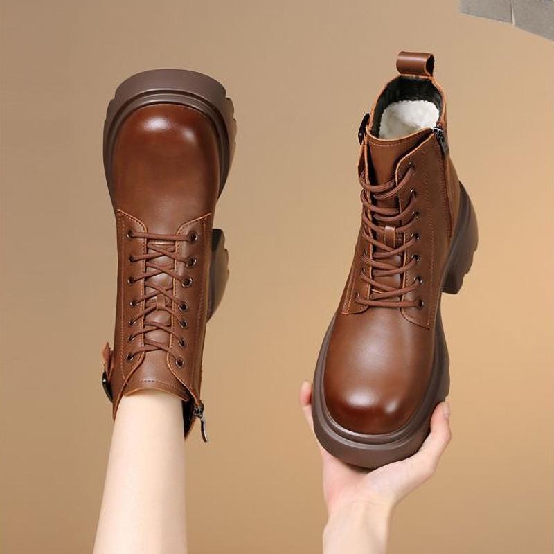 Snøstøvler V vintersko Dame Fortykket såle Dame Ankelstøvletter Vatterte Varme sko