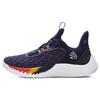 Curry Brand Curry Flow 9 We Believe Herren-Sneaker Blau Mitternachtsblau Orange 3025684-406