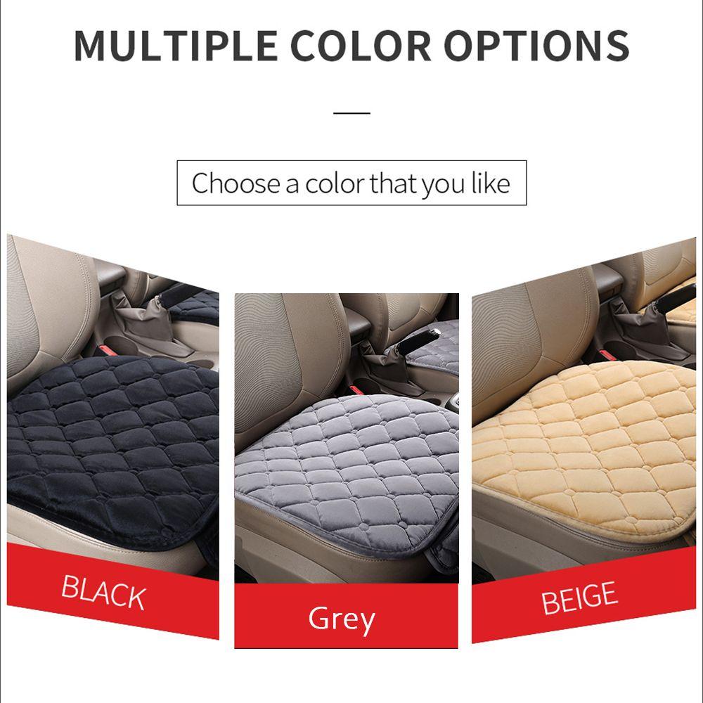 Cushion Winter Breathable Pad For Car Car Seat Cover Wool Plush Anti-slip Auto Protector Cushion