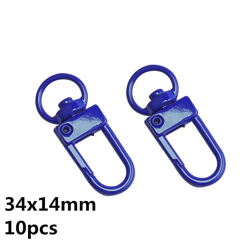 5-10pcs/Lot Lobster Clasp Hooks Spring Buckles Dog Chain Snap Hook Key Ring Swivel Connector Carabiner Handbag Belt Strap Clasp