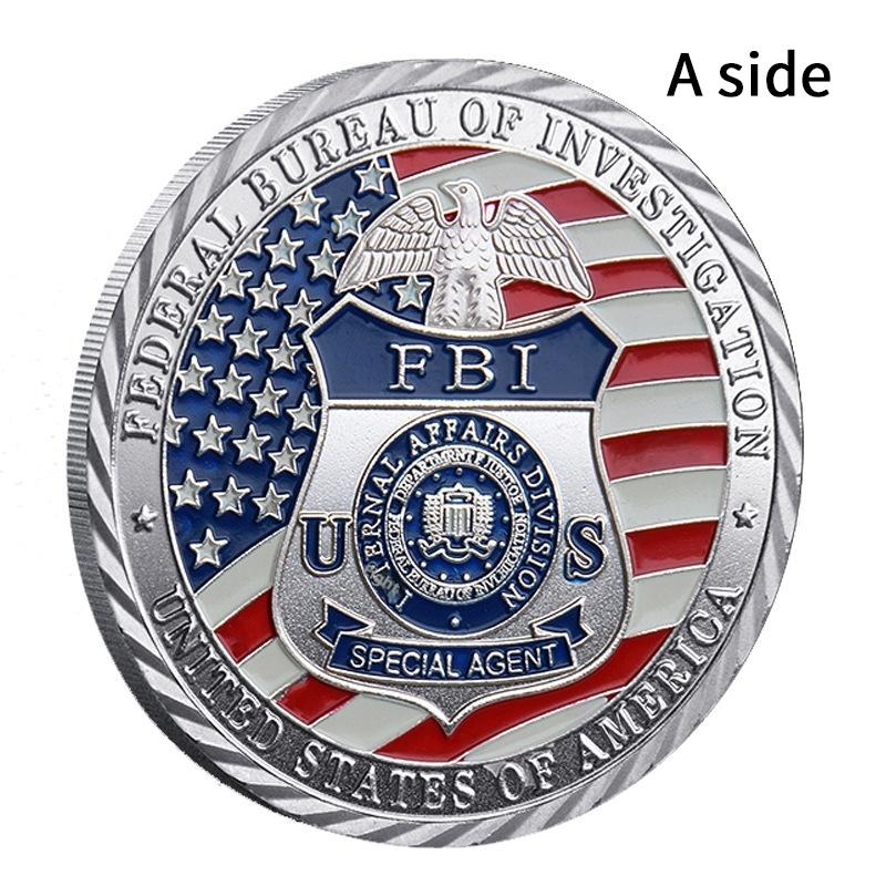 Fbi Gedenkmünze, Weißkopfseeadler, Erzengel Schwert Gedenkmünzen Anti-Terrorismus und Anti-Böses Gedenkmedaillen
