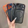 Luxury Matte Armor For Magsafe Magnetic Case For 17 Air 16 15 14 13 12 11 Pro Max Plus Transparent Wireless Charge Cover
