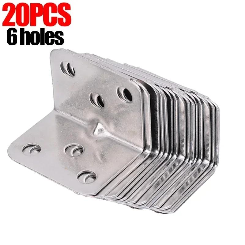 

Угловой кронштейн L-Shaop из нержавеющей стали, 90°, прямоугольный, фиксированный, угловой, мебельный, дверной, шкафный, каркас кровати, кронштейны, крепежи