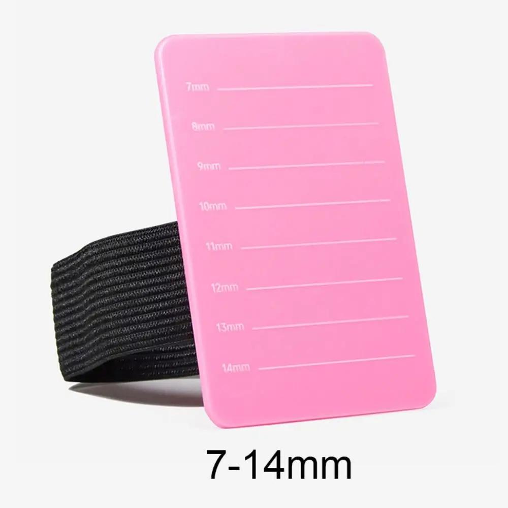 Acrylic Eyelash Extension Organizer Pallet False Lash Stand Eyelash Holder with Adjustable Belt Eyelash Display Palette Tools