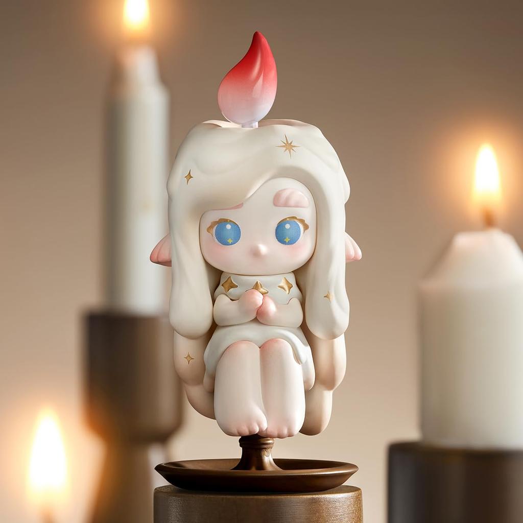 POP MART CHAKA Light Sprite Series Box of Pop Mart Gachapon Blind Box Plastic Premium Soft Vinyl Original Birthday Gifts [Assorted 12] Figures,