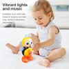 Dancing Bee Electric Toys With Musical And Lights Electronic Cartoon Bee Preschool Learning Toys Dancing Animal Doll Singing Toy