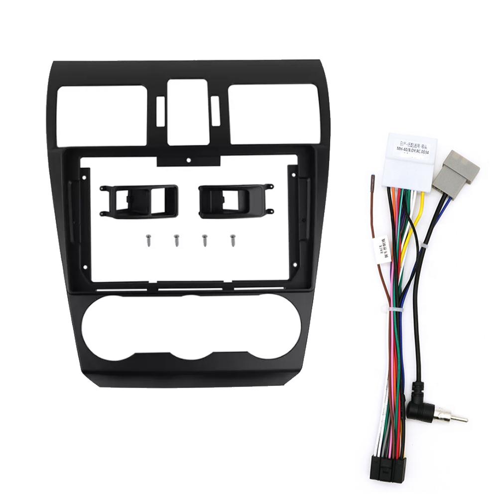 Für SUBARU FORESTER IMPREZA XV CROSSTREK WRX LEVORG 2013+ Stereo-DVD-Player Panel Armaturenbrett-Einbausatz Rahmen 9 Zoll Radioblende passend