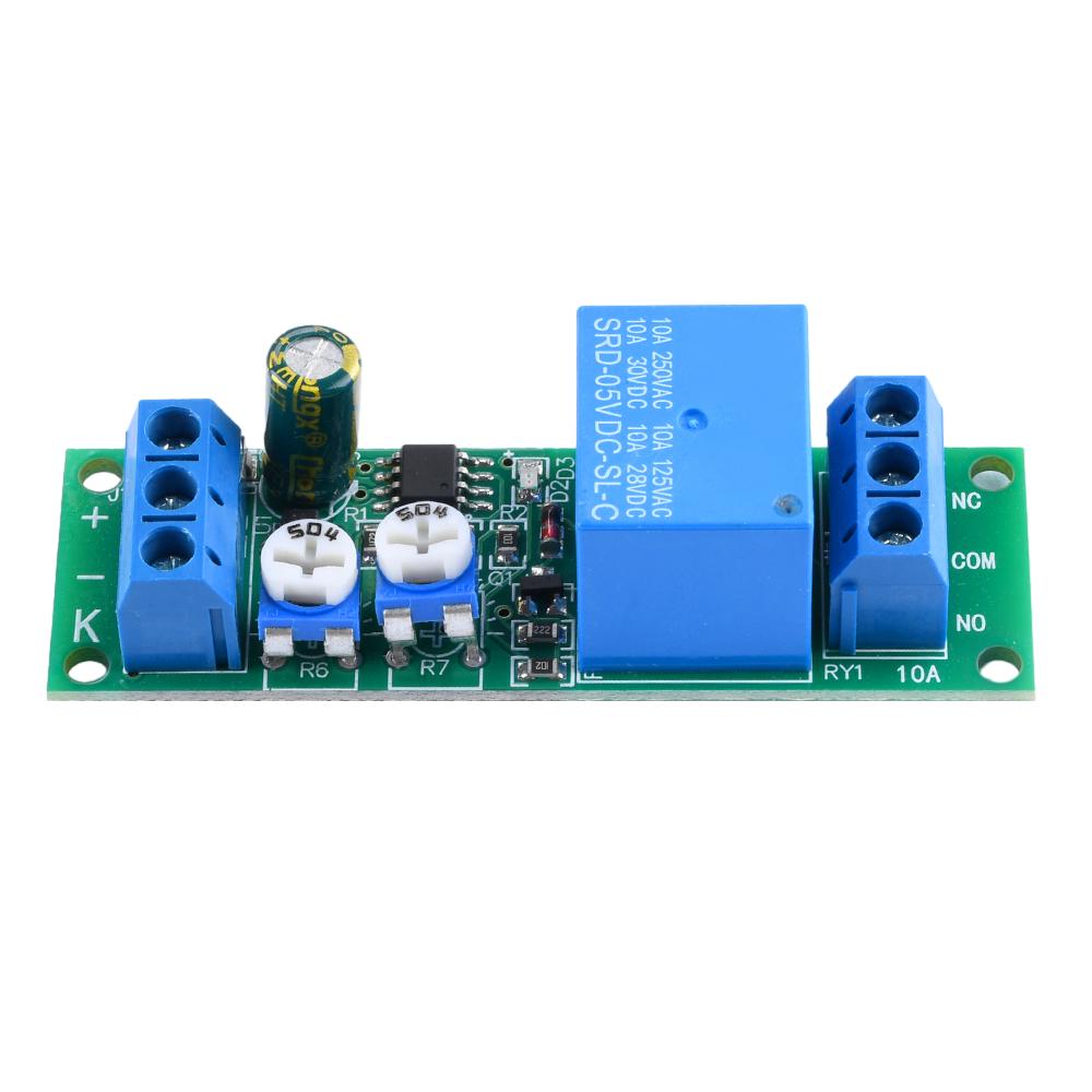 DC5V 12V 24V Delay On/Off Trigger Double Delay With Power Reverse Connection Protection Function Adjustable Relay Module Relays 5