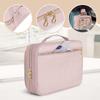 Luxja Badge Storage Bag with Clear Pocket for Badge Pin and Transport of Your Favorite Merchandise Pink Collections, Badges, Files, Display, Storage,