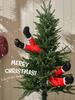 Jultomte Trädprydnad - Kreativ Juldekoration för Butiker & Köpcentrum